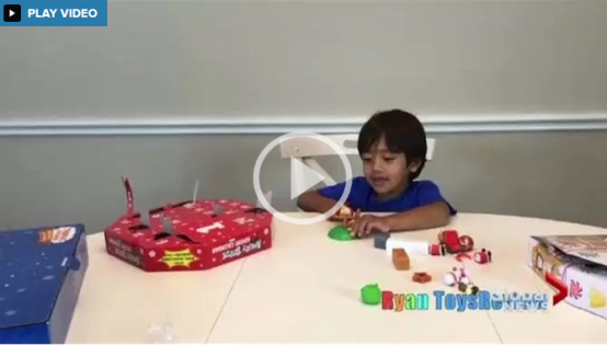 6歲男孩憑借YouTube玩具測評視頻，年入千萬美元