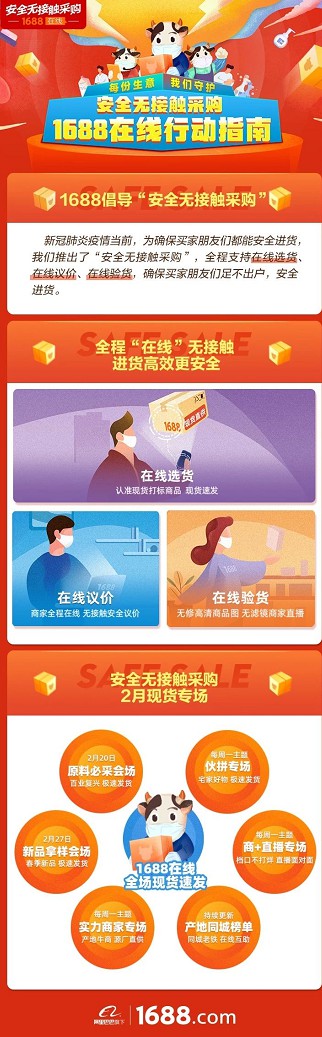 應(yīng)對疫情 1688推出“安全無接觸采購”服務(wù)_B2B_電商報(bào)
